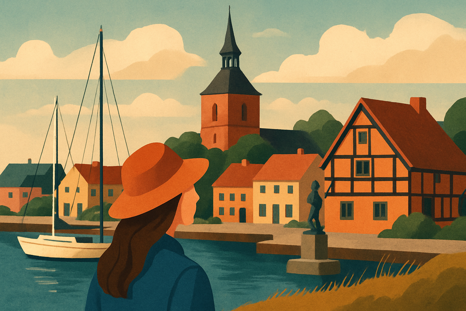 Oplevelser i Bogense: natur, historie og havneliv