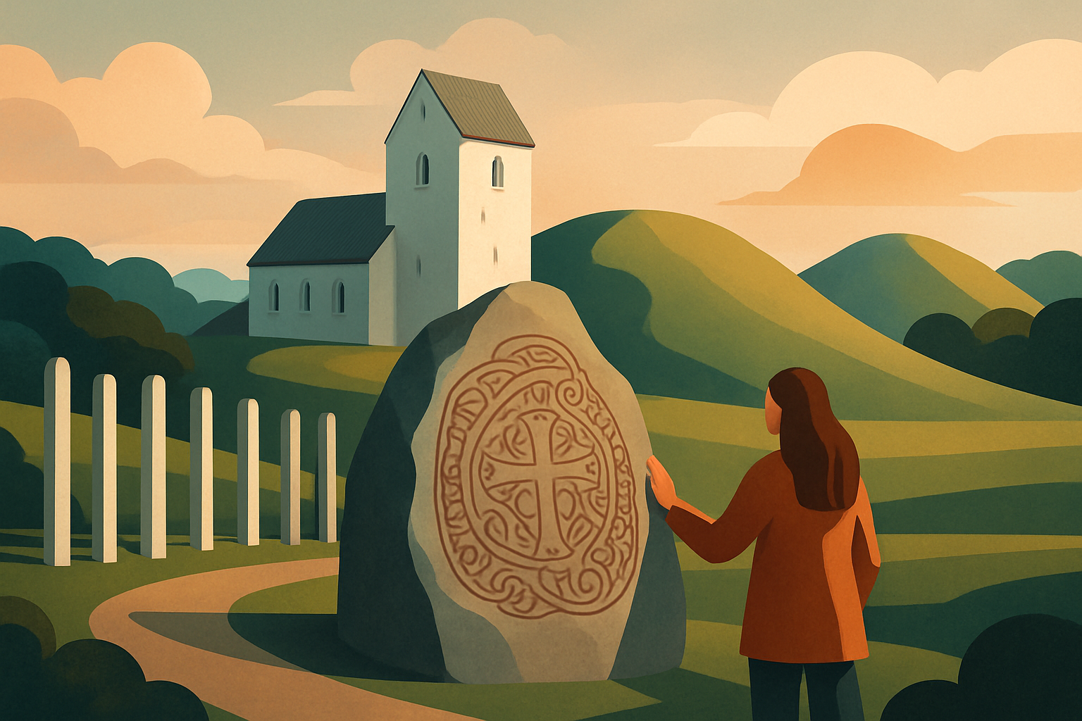 Vikingeoplevelser i Jelling: guide til historien