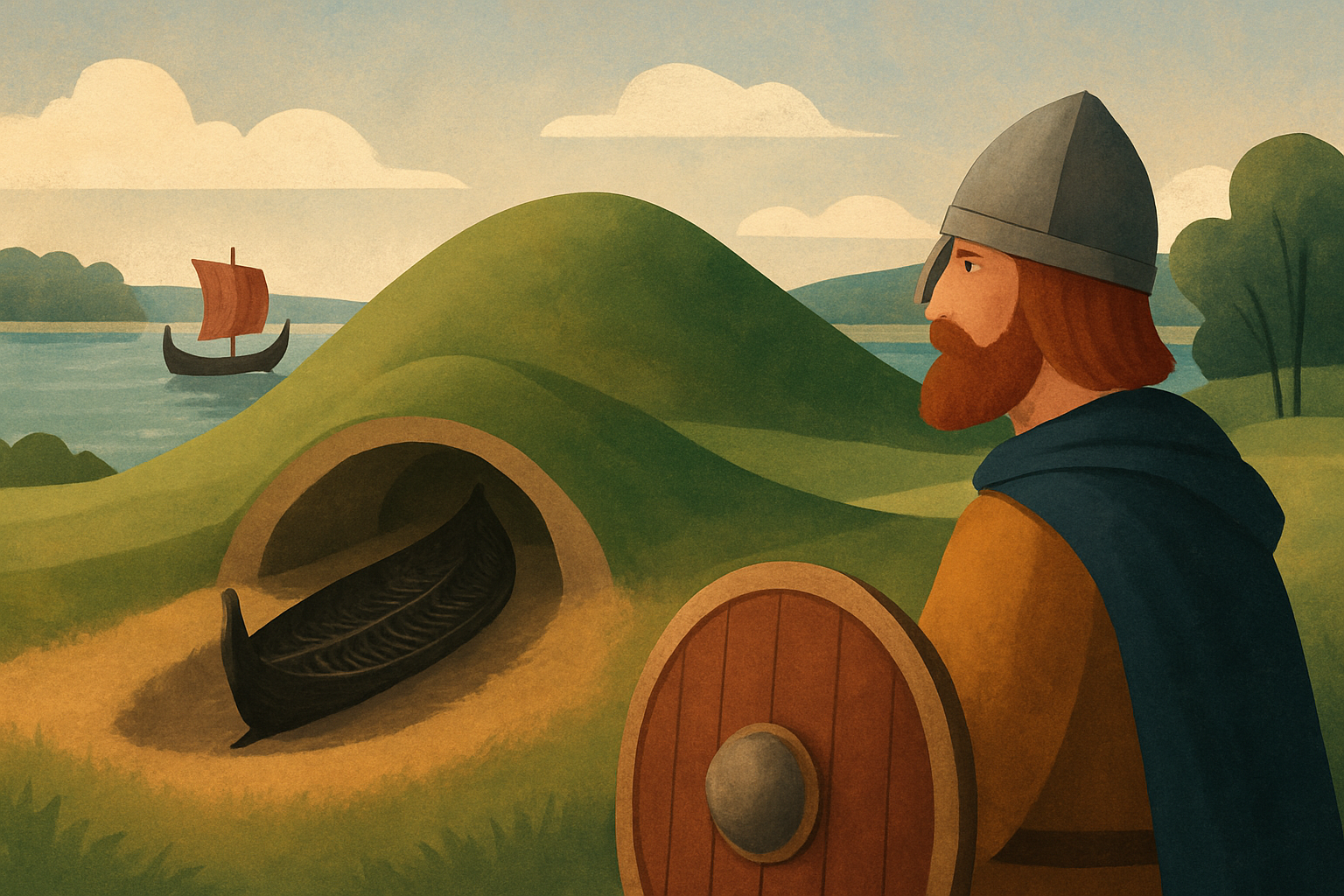 Vikingemuseet Ladby: Mød kongen i skibsgraven
