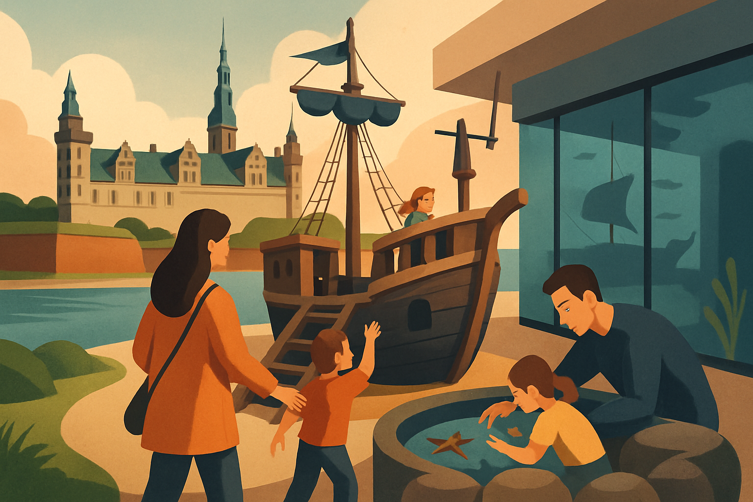 Oplevelser i Helsingør med børn – ude og inde