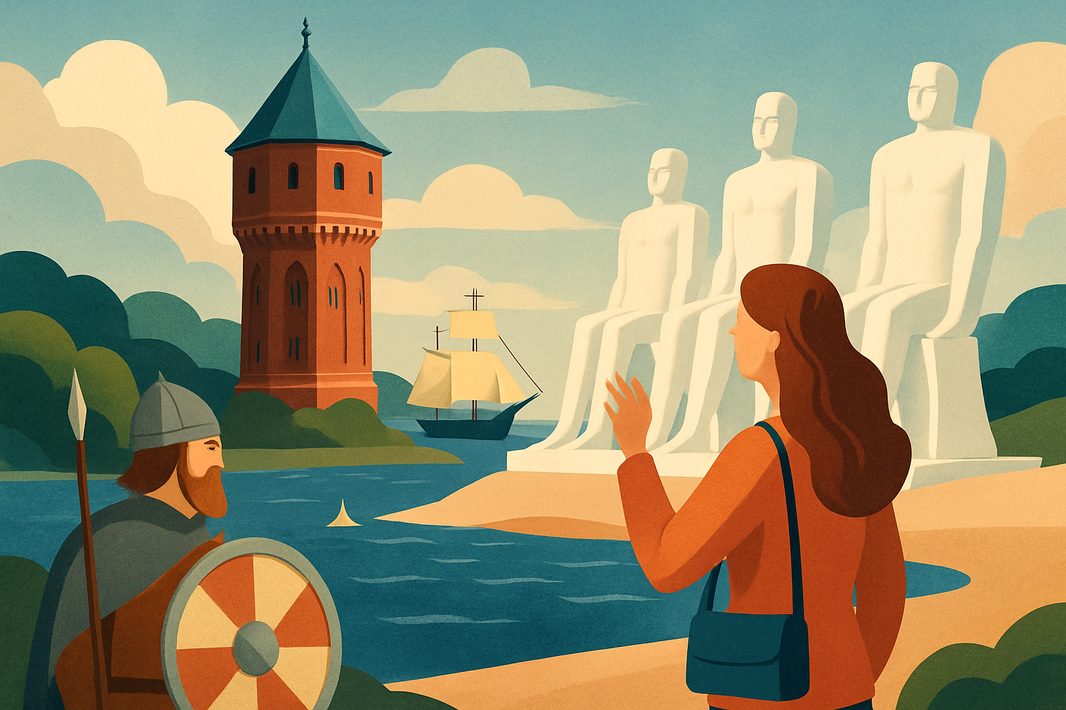 Oplev Esbjerg og Omegn: Havets Historie, Kunst og Vikingetid