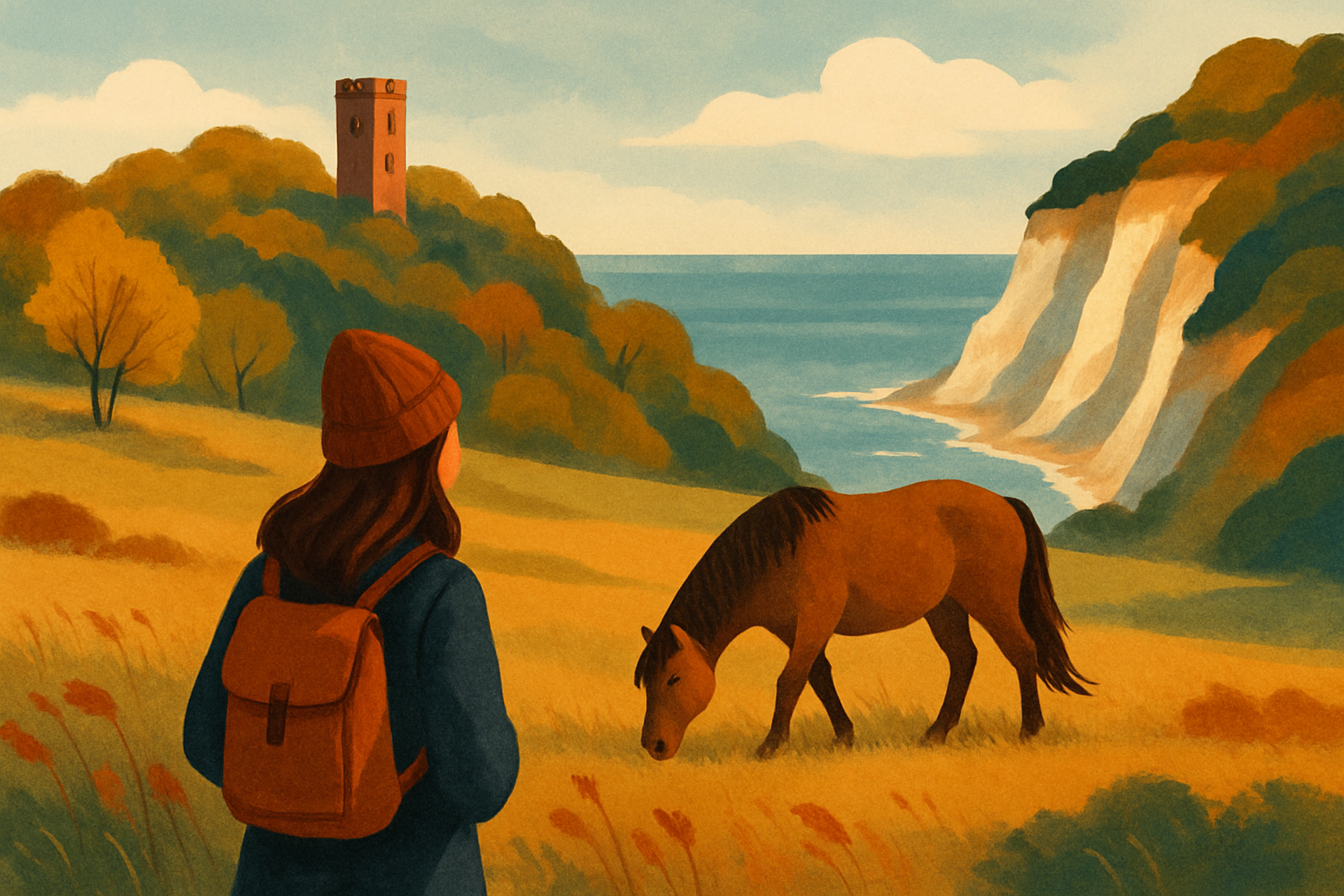 Langeland i efteråret: natur, kunst og historie