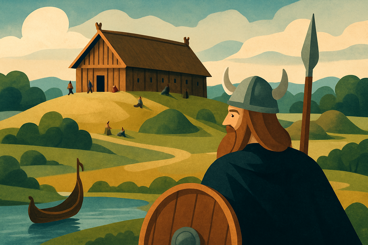 Vikingeoplevelser i Lejre: levende historie