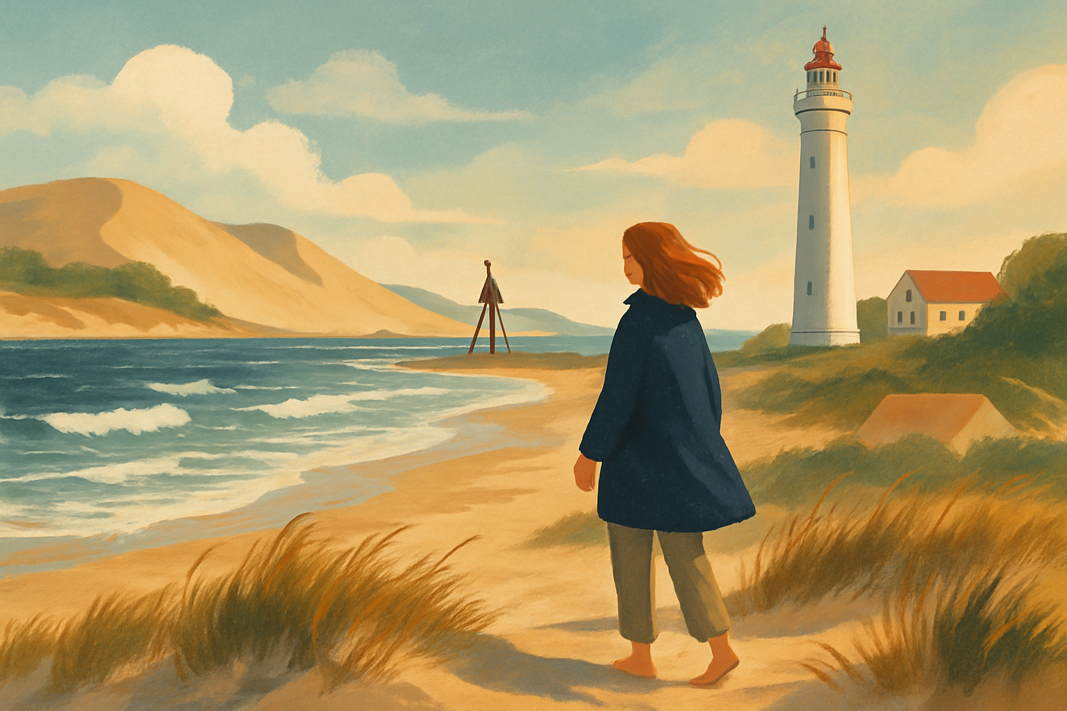 Skagen i efteråret: natur, fyr og kunst