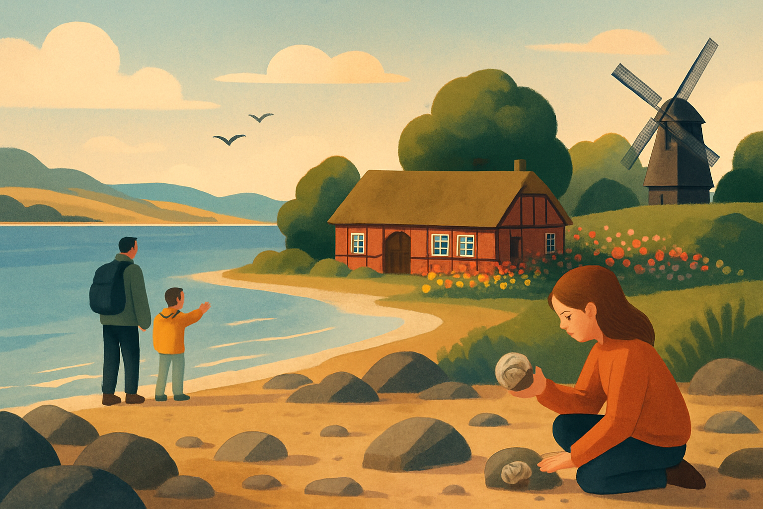 Limfjorden med børn: fossiler, fjordliv og historie