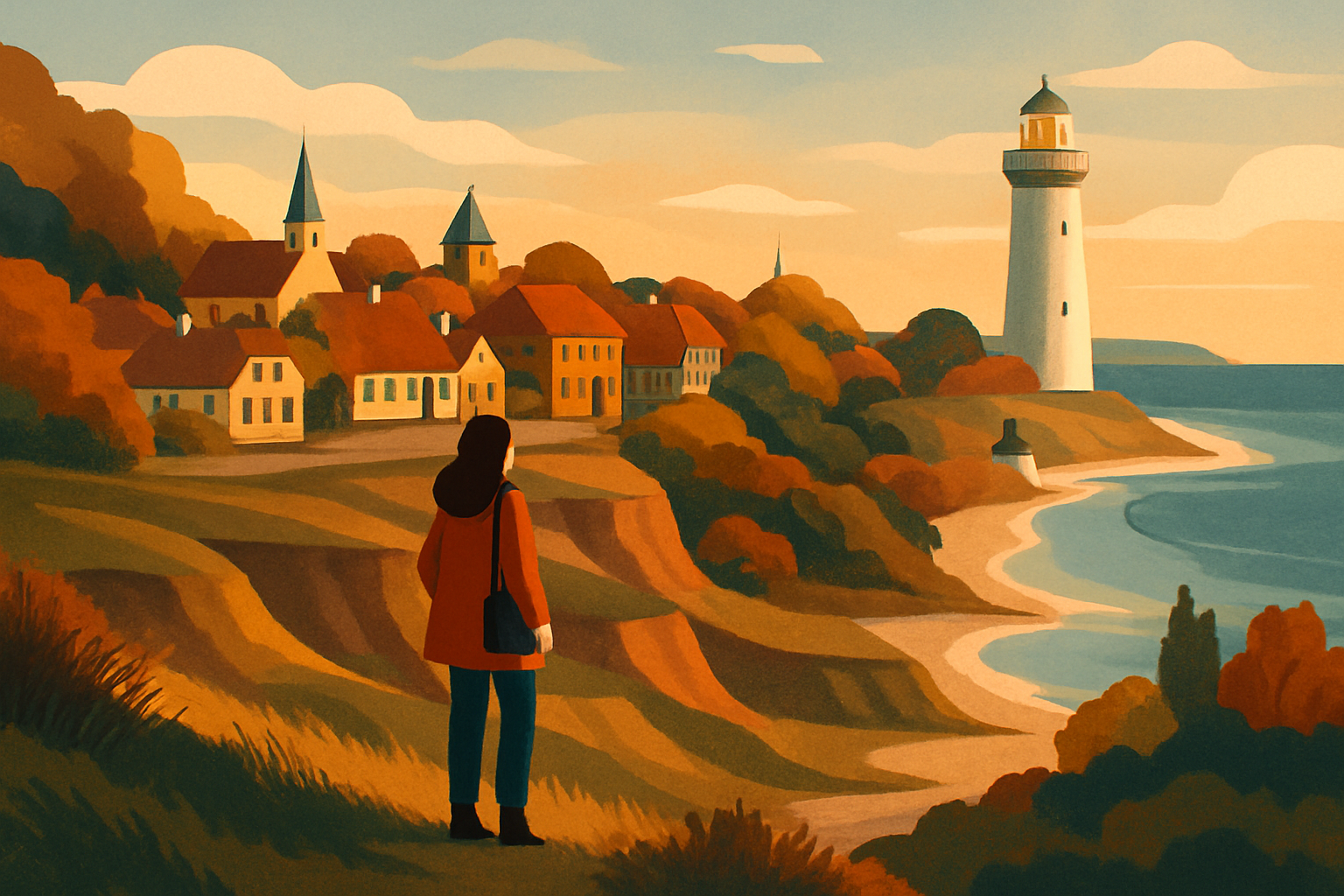 Ærø i efteråret: natur, købstæder og historie