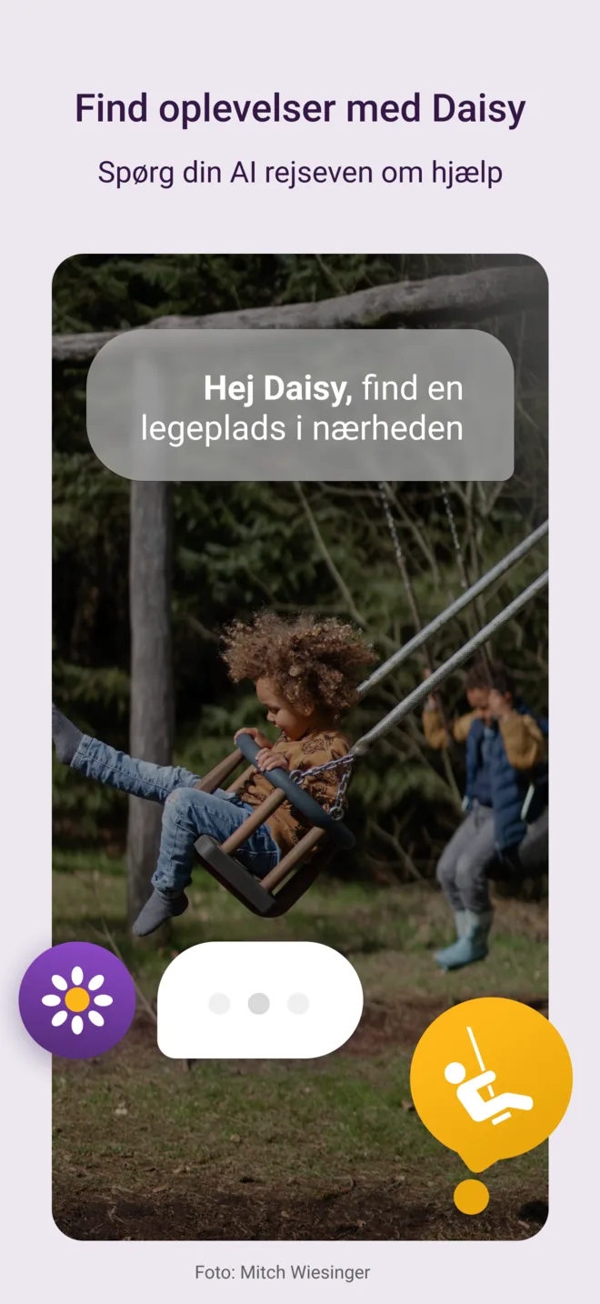 Find oplevelser med AI-rejsevennen Daisy
