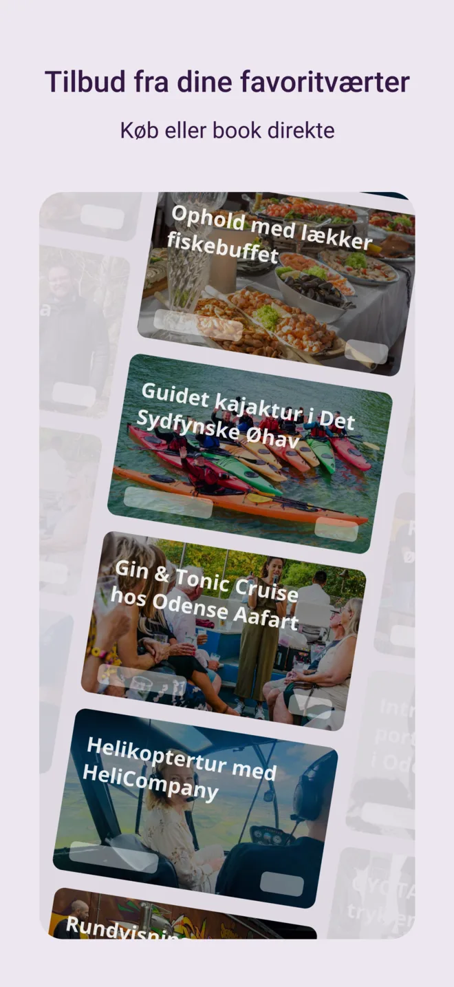 Find tilbud fra dine favoritværter