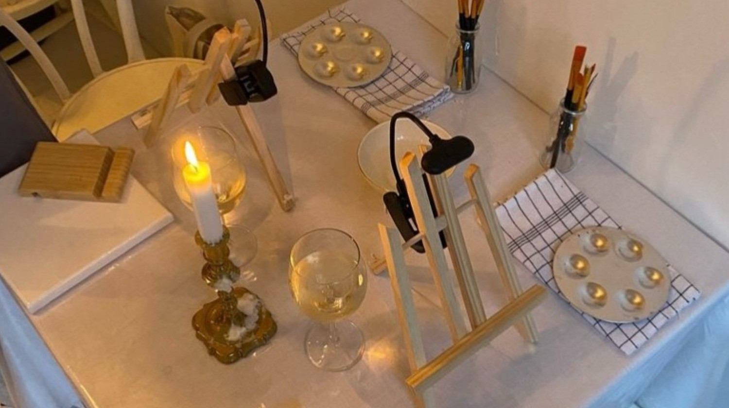 POP UP PAINT - Sip and Paint hos Pop Up Paint - 3